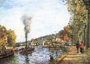 Camille Pissarro Seine china oil painting reproduction
